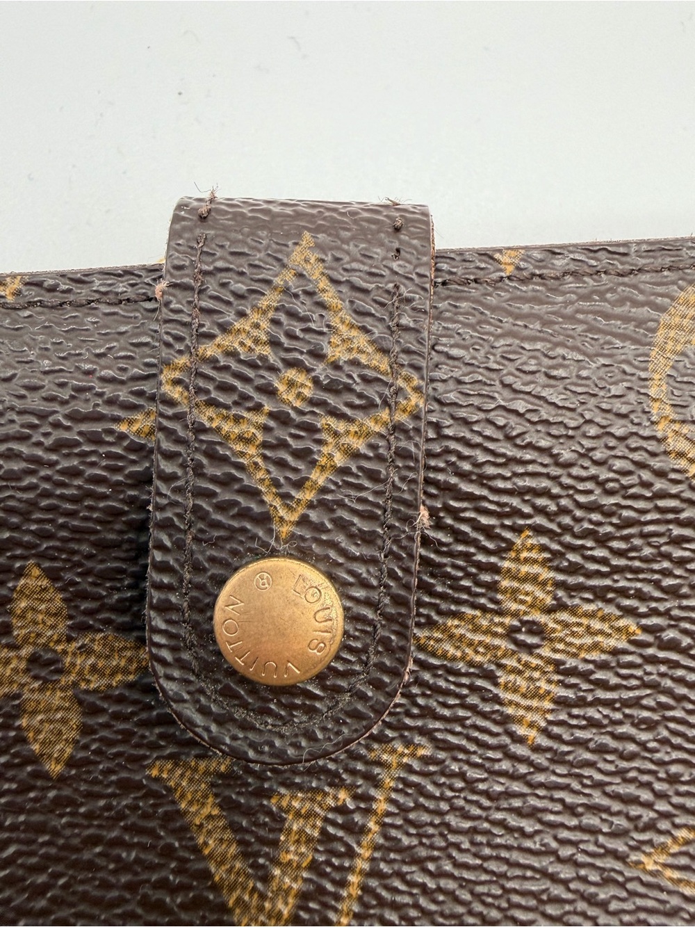 Louis Vuitton Monogram Viennois Kiss-Lock Wallet Monogram Canvas CA0041 Vintage - Picture 2 of 14